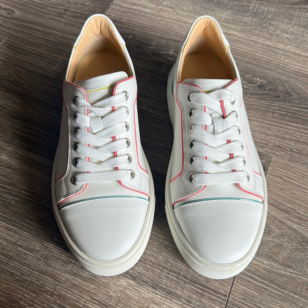 Louboutin White Sneakers/Tennis Shoes